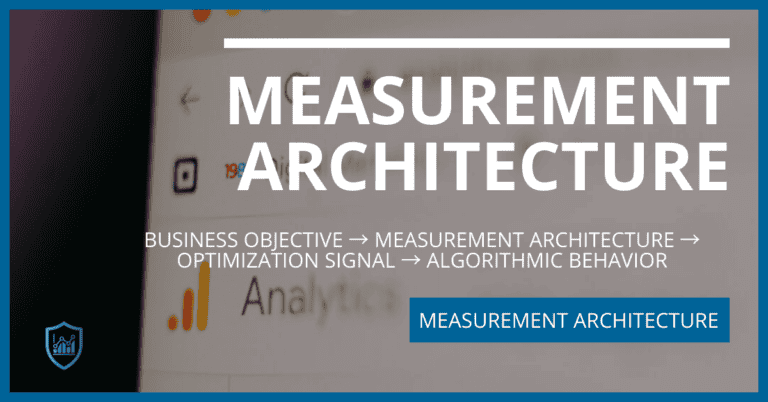 Diagram showing how algorithmic behavior follows the optimization signal produced by measurement architecture.